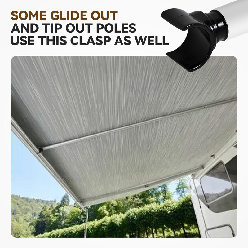 2 Pcs Pop Up Camper Bed Support Clasp,Tent Support Clasp Pop-up Camper Fits Coleman Fleetwood 4757-4301 2