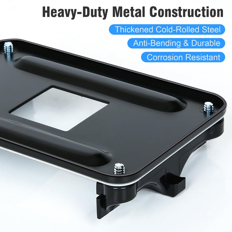 AM4 AM5 Backplate Mounting Bracket, Universal Heatsink Bracket AM5 AM4 CPU Cooler Mount kit with Metal Backplane, Standoffs and Screws for AMD Socket Motherboard (Black) Black