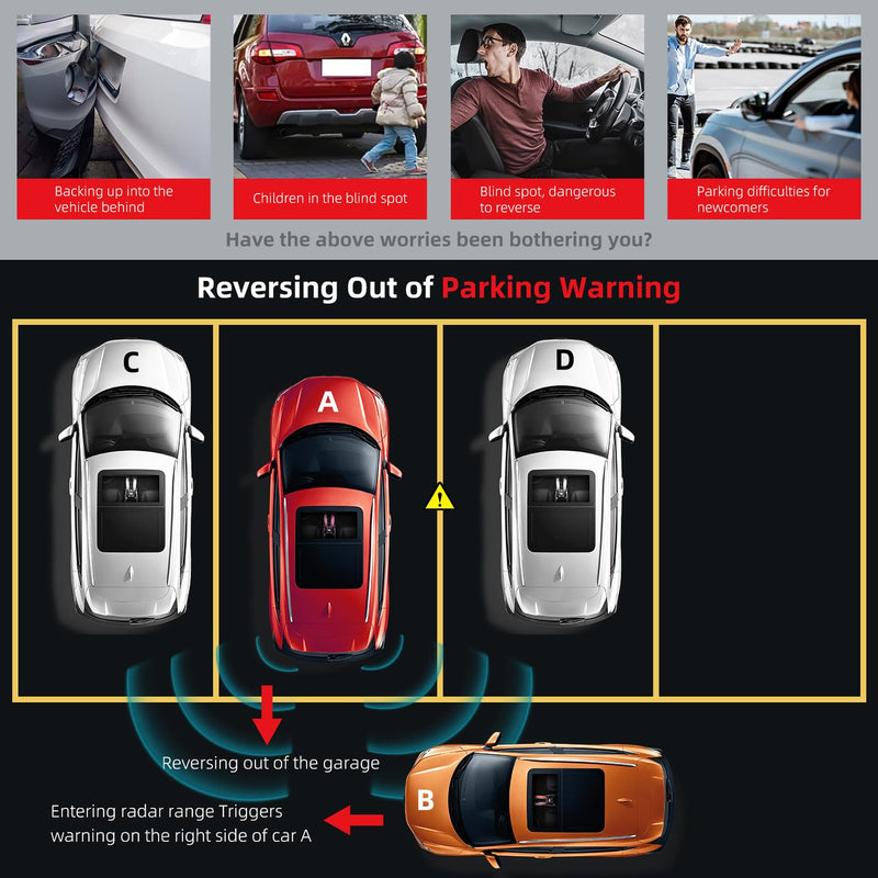 4pcs Bumper Parking Sensors Backup Reverse Radar - Compatible with F32 F33 F36 F22 F23 F30 F31 F34 2-Series M2 Coupe Convertible 3-Series GT M3 4-Series M4 1-Series M1 Hatchback - 66209261591