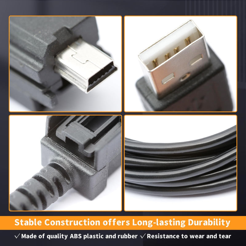 404032 USB Cable Replacement for Nexiq USB Link 2 3 for Cummins Inline 7, Fit for Standard USB Computer Port