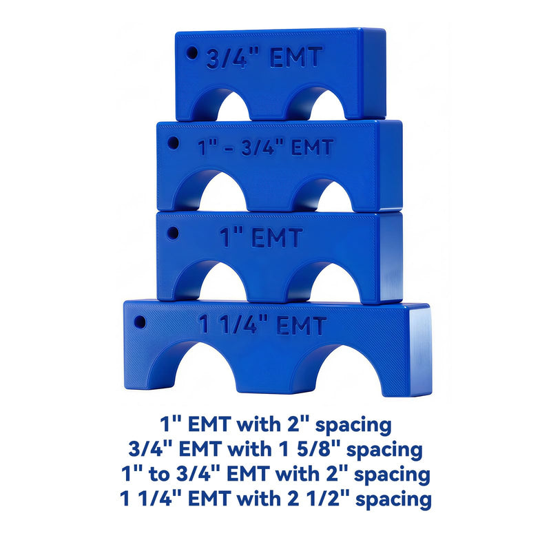 Magnetic Conduit Spacer Tool, 4 Sizes 1", 3/4", 1" - 3/4", 1 1/4" Electrician Tools