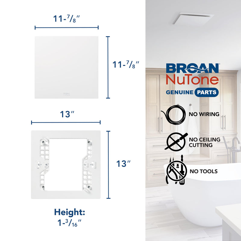 Broan-NuTone RCM700 Magnetic Universal CleanCover™ Bath Fan Replacement Grille