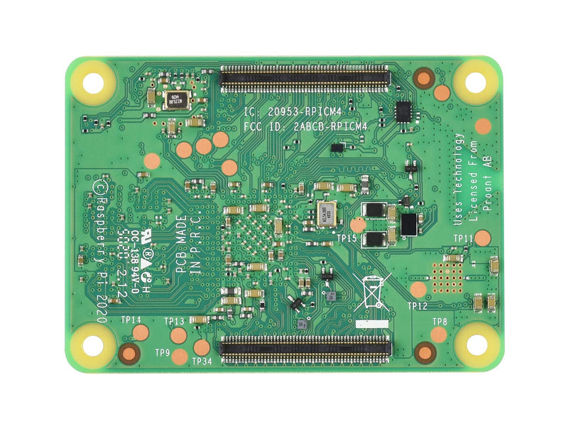 Waveshare Raspberry Pi Compute Module 4 The Power of Raspberry Pi 4 in A Compact Form Factor 2GB RAM 0GB (Lite) eMMC Flash with WiFi