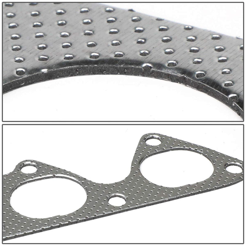 DNA Motoring GKTSET-HC88-B18-41 Aluminum Exhaust Manifold Header Gasket Set Replacement