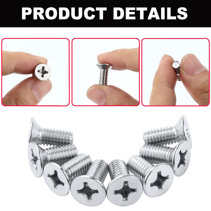 Automotive Screw Rotor Brake Disc Retaining Compatible with Honda, Acura, Volkswagen, Audi,Hyundai and Kia Models,93600-06014-0H(8) 8