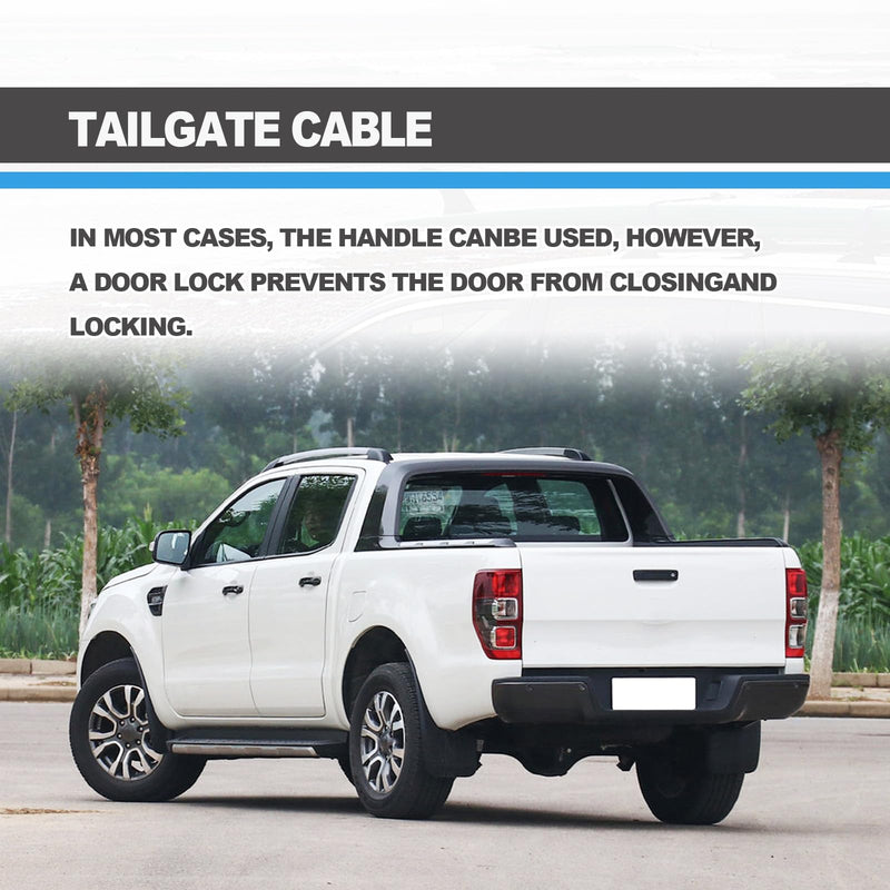 Tailgate Cable Tailgate Lift Support Cables Compatible wit 1993 to 2008 Ford Ranger and 1994 to 2007 Mazda B2300 B3000 B4000, Pack of 2 Tailgate Cable.
