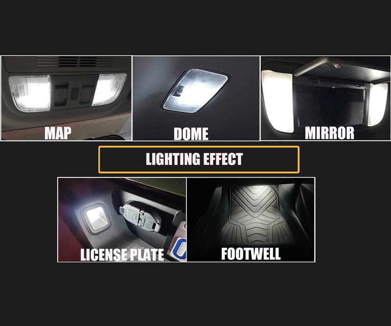 AWALITED 12pcs RAM 1500 Interior LED Lights Kit Super Bright LED Map Dome Light Bulbs for 2009 2010 2011 2012 2013 2014 2015 2016 2017 2018 Dodge Ram 1500 2500 3500 Pickup Truck all models