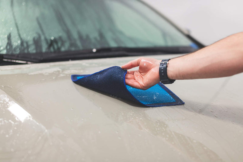 The Rag Company - ULTRA Clay Decontamination Towel - Proven Cleaning & Release of Paint Contaminants; Increase Wax & Sealant Bond; Enhance Paint Gloss & Color; Fine Grade (12x12 inches) 12in. x 12in.