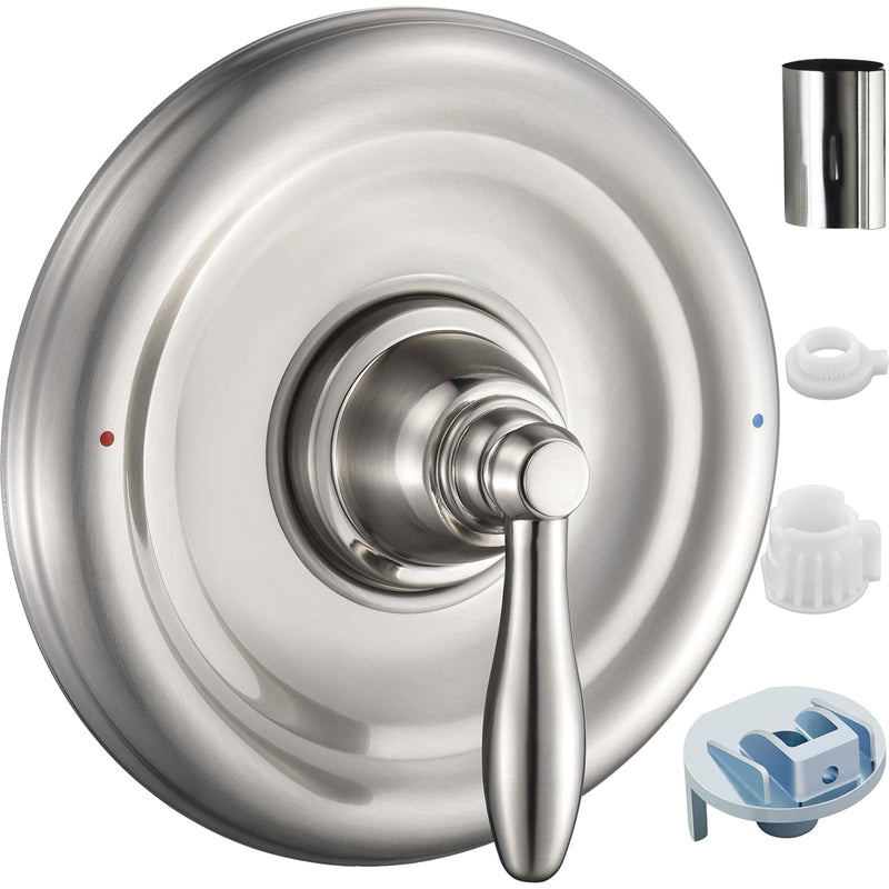 Tub and Shower Trim Kit, Compatible with Moen Posi-Temp Valve, Brushed Nickel ‎Brushed Nickel