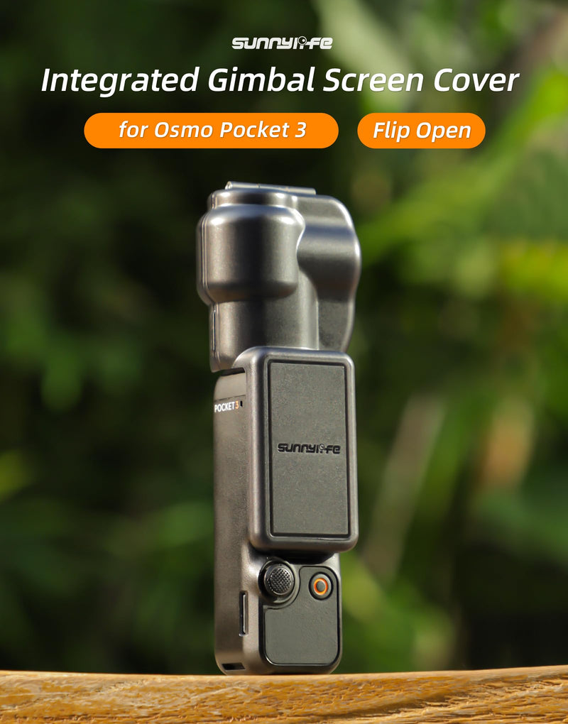 Osmo Pocket 3 Screen Protector Cover Case Compatible with DJI OSMO Pocket 3 Accessories, Camera Lens Protector Cap Screen Protective Hard Case for Osmo Pocket 3