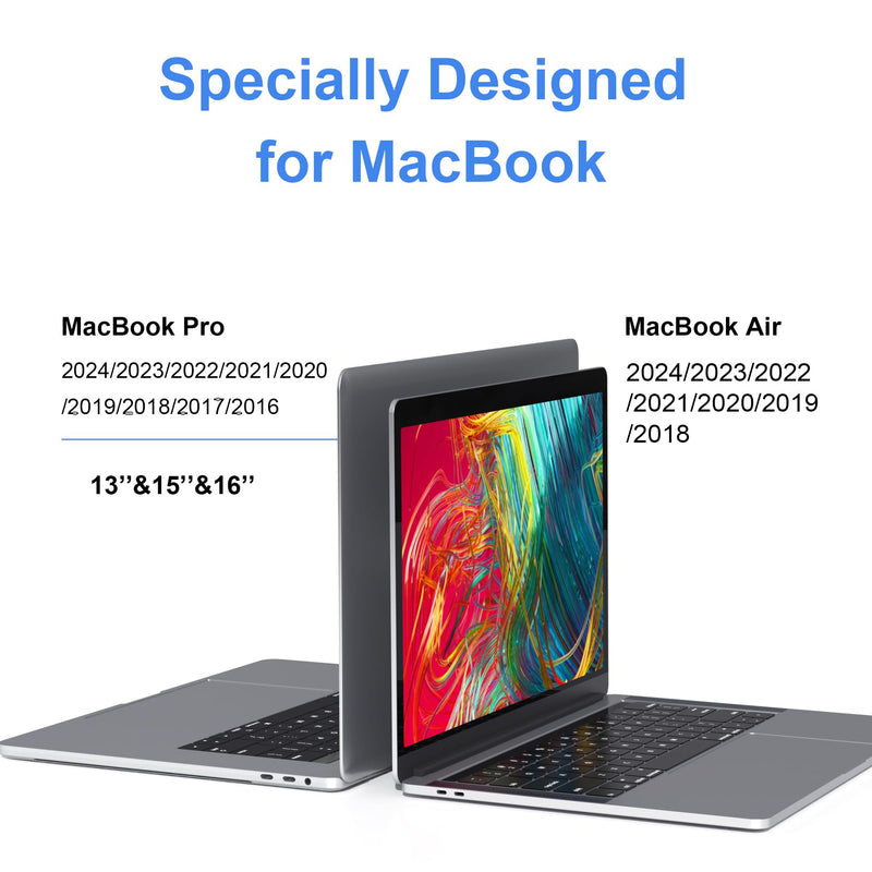 Docking Station for MacBook Pro Air, Mac Docking Station Dual Monitor, MacBook Pro/Air Dock with Dual HDMI(4K @60Hz), 3 USB3.0,SD TF Card Reader and 100W PD MacBook USB C Hub 8 IN 2-MAC