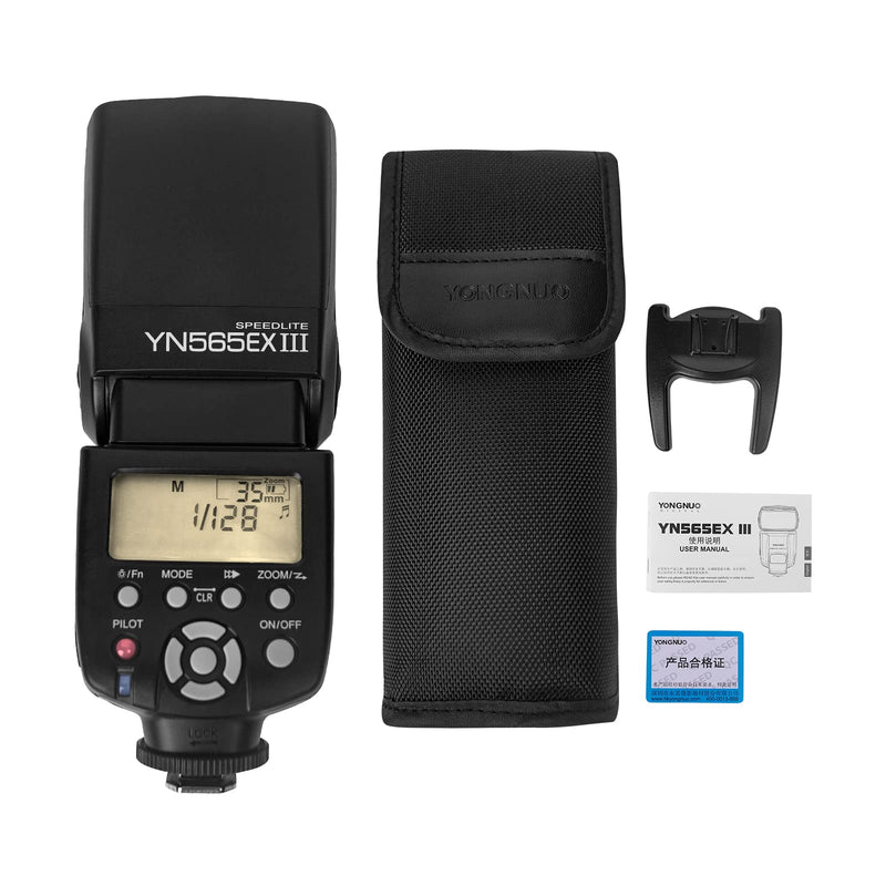 YONGNUO YN565EX III C Flash Speedlite, Hot Shoe Flash TTL HSS Slave, Compatible with 1500D 1300D 800D 750D 60D 50D