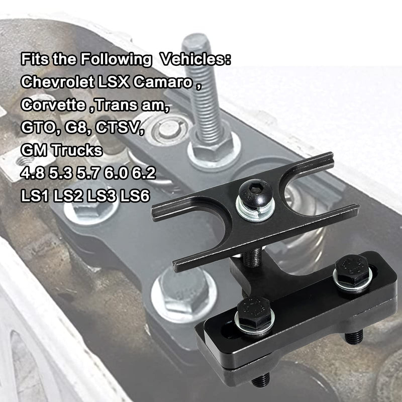 Valve Spring Compressor tool, LS series valve spring removal tool kit,Compatible with Chevy GM Trucks 4.8 5.3 5.7 6.0 6.2 LS1 LS2 LS3 LS6 Engine,Chevy LSX Camaro, Corvette, Trans am, GTO, G8