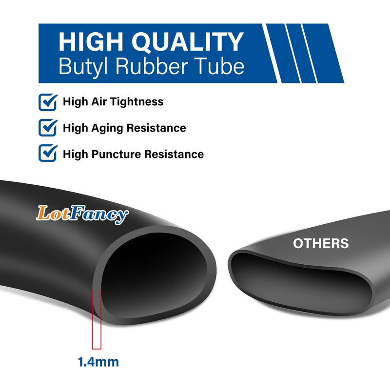 12.5x2.75, 12.5x3.0, 12.5x2.5 Inner Tube for Razor Dirt Rocket MX350 MX400, X-Treme X-560, eZip E-500 E-750 E-900 E-1000 12.5 X 2.75, 2 Pack, Angled Valve