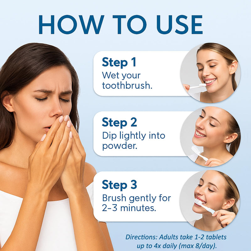 Collabrush Collagen + Nano-Hydroxyapatite Teeth Powder, Smile Strengthening Collagen Powder for Gums & Enamel Care, Natural Collagen ToothPowder, Fluoride-Free, Gentle Formula for Sensitive Gums, 50G
