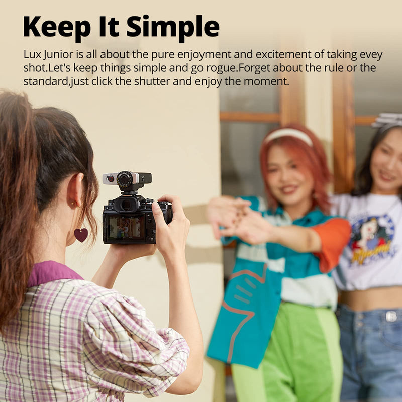 Godox Lux Junior Retro Camera Flash Compatible Cameras Fujifilm, Canon, Nikon, Olympus, Sony