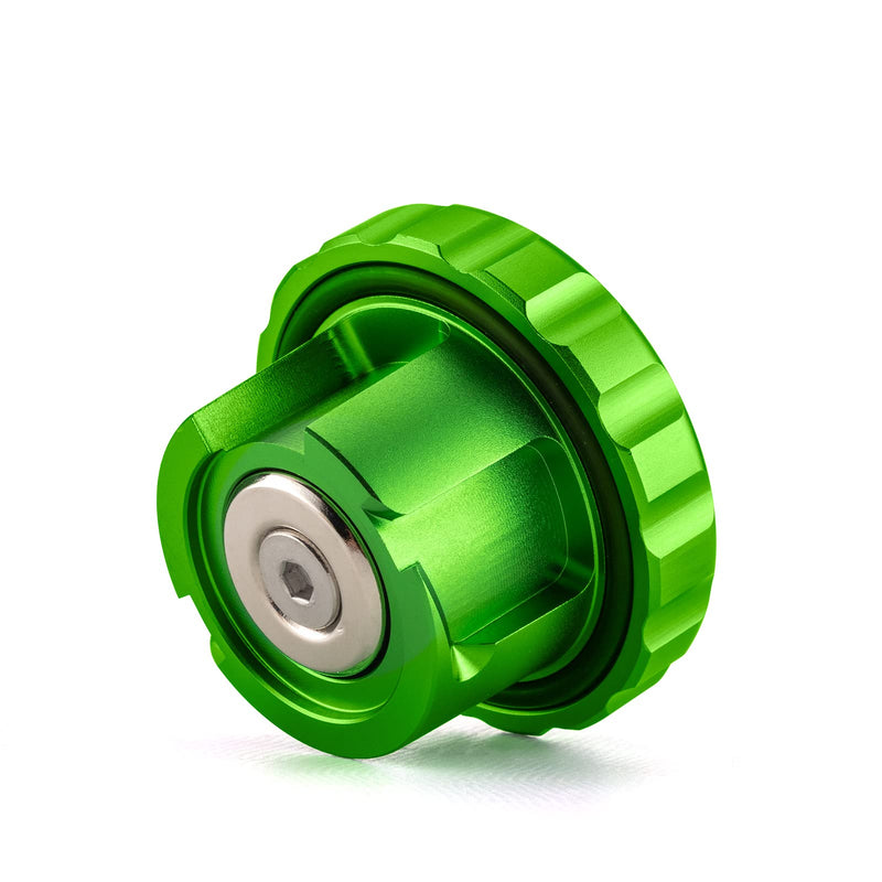 Wsays Green Magnetic Diesel Fuel Cap 6061 Aluminum Compatible with Dodge Ram 1500 2500 3500 2019-2025 Replace Part 82215782