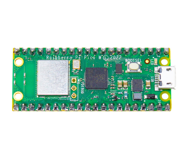 DIGISHUO 2Pcs Raspberry Pi Pico W WiFi Wireless Microcontroller Board with Pre-Soldered Header Flexible Digital Interfaces | Based on RP2040 Chip | Dual-Core ARM Cortex M0+ Processor 133 MHz 2Pcs Raspberry Pi Pico WH Module