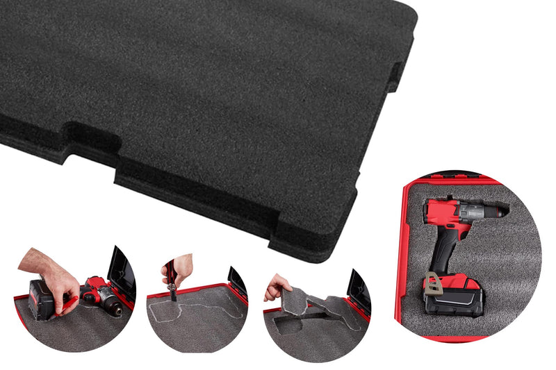48-22-8451 packout foam inserts for Milwau-kee packout Drawer foam tool box inserts（2 pcs）