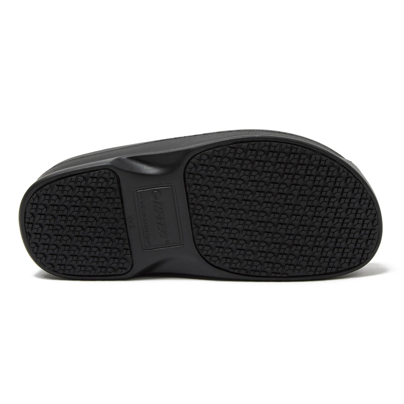 HI-TEC Blaze SR Non Slip Clogs for Women, Black Womens Shoes Slip Resistant Food Service Work 7