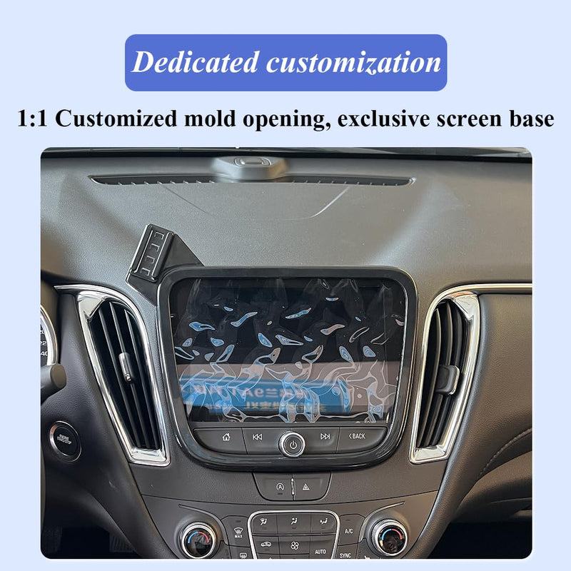 Car Phone Holder for Chevrolet Equinox 2018-2024 & Chevy Malibu 2016-2025 | Auto Accessories Auto Lock Hands Free Cell Phone Mount Car fits for iPhone & All Smartphones 2018-2024 Equinox & 2016-2025 Malibu