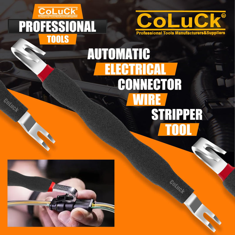 3Pcs Electrical Disconnect Pliers 37960,37980 Electrical Connector Disconnect Pliers, 60 Degree,Electrical Connector Separator 13120,Connector Removal Tool,Automotive Electrical Tools Straight and 60 Degree Black