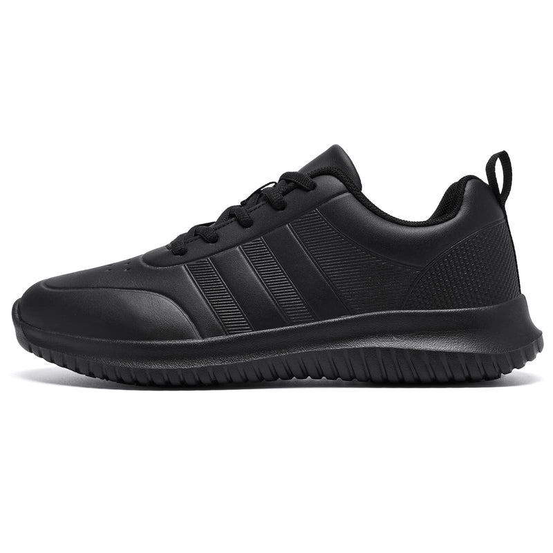 ENLEN&BENNA Food Service Shoes Slip Resistant Shoes for Women Nursing Shoes Comfortable Lightweight Non Slip Work Shoes for Women 8 Black