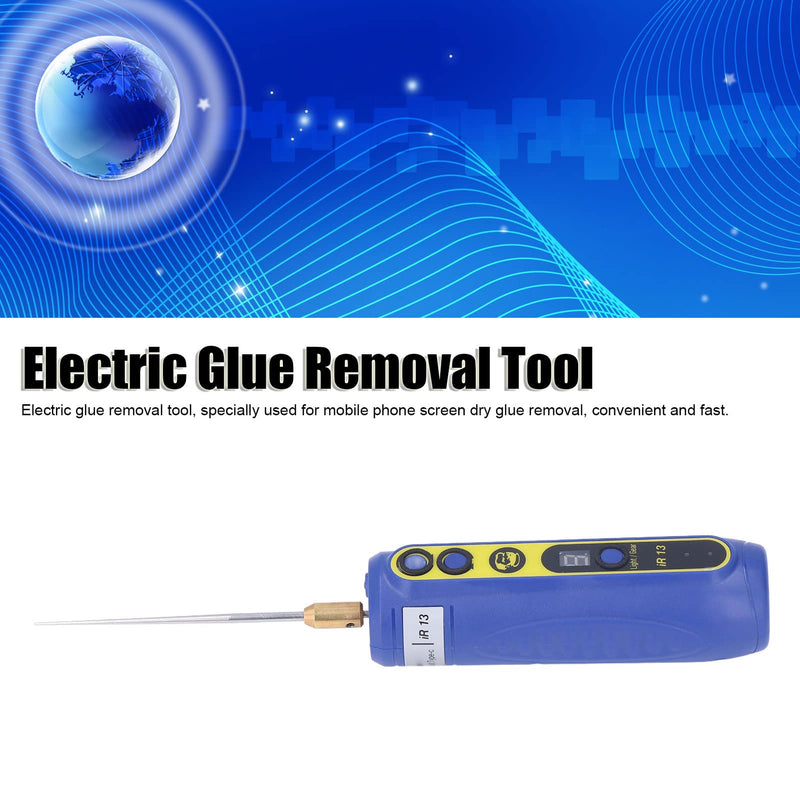 Portable LCD Screen Glue Remover, 4 Levels Adjustable Electric Glue Removal Tool Mobile Phone LCD Screen Dry Glue Clean Machine Caulking Tools ，for Mobile Phone Repair Smoothing and Removing Scrape