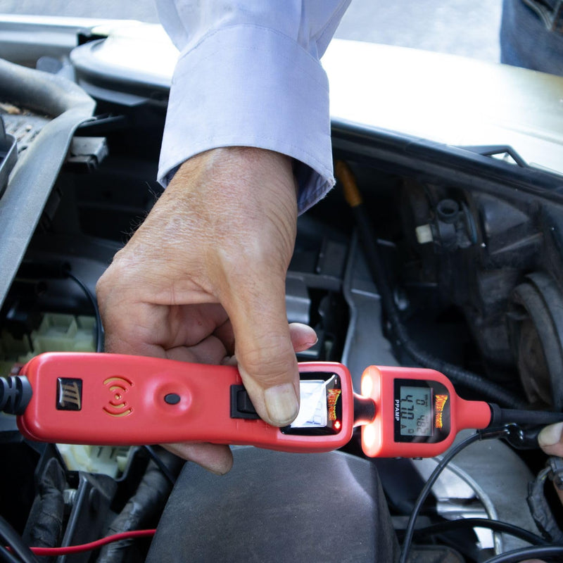 Power Probe Amp Adapter Tip for Live Current in Automotive Electrical Diagnostics