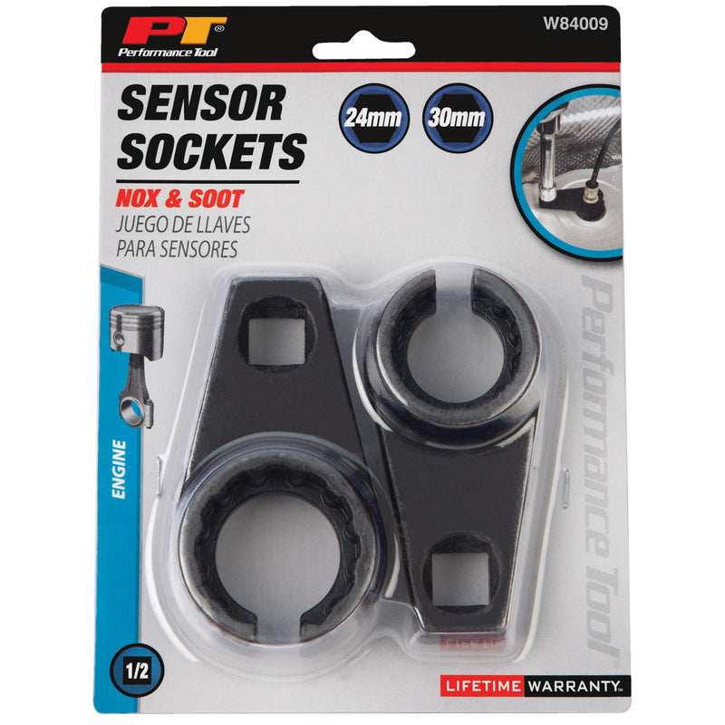 Performance Tool W84009 NOX & SOOT Sensor Crow Foot Removal Tool for Dodge Diesels - 1/2-Inch Hex with 6 and 12 Pt SP Grip Drive