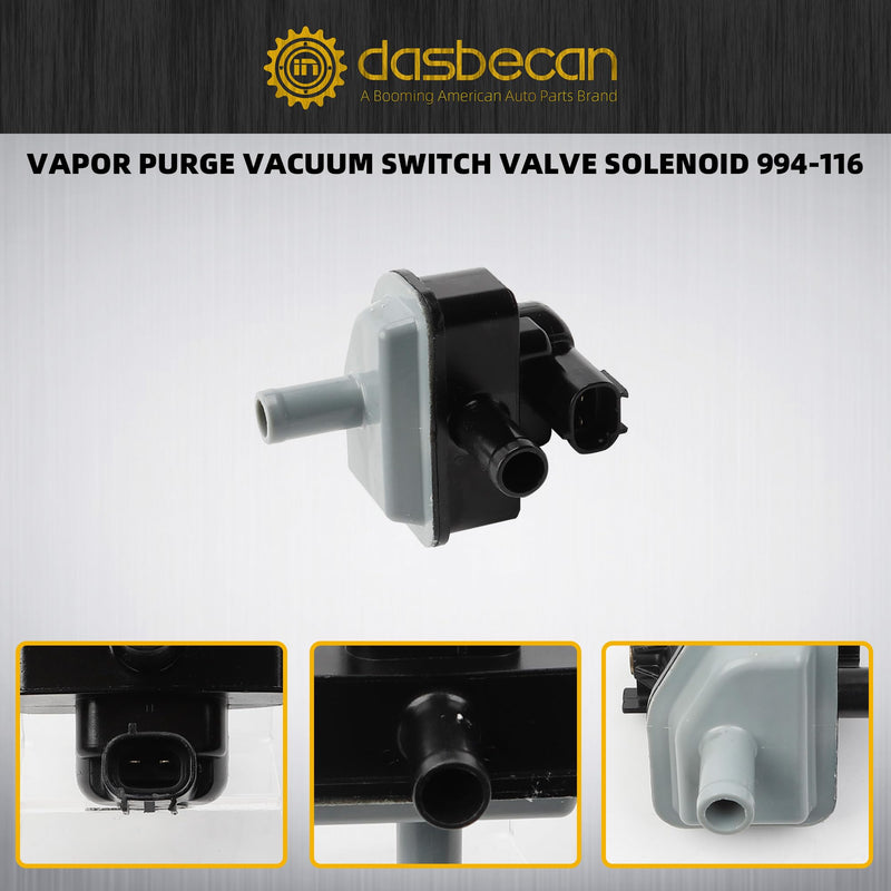 Dasbecan Vapor Purge Vacuum Switch Valve Solenoid Compatible with Toyota Tacoma Highlander Sienna Lexus IS300 IS350 RX350 2016-2022, Vapor Canister Purge Solenoid Replaces# 25860-0P090 25860-31110