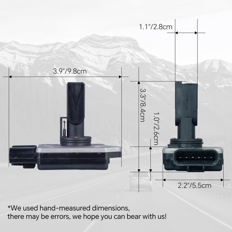 Mass Air Flow Sensor Meter MAF Compatible with 03-04 Ford Focus; 03-04 Escort; 01-04 Escape; 01-03 Ranger; 99-03 Windstar; 01-04 E150; 99-05 Explorer; 01-04 E250 Van & More Replace OE 86-50011