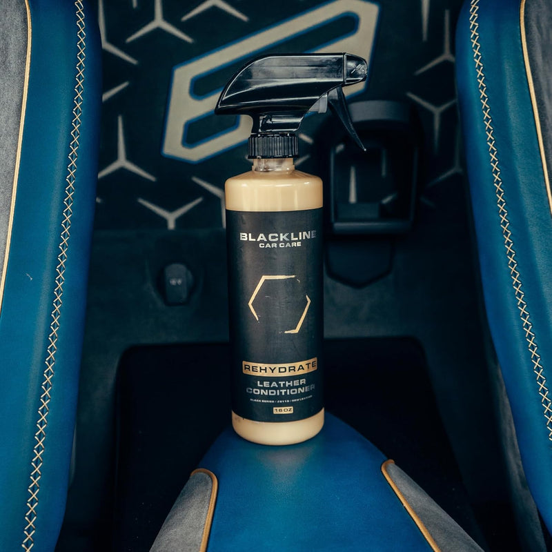  [AUSTRALIA] - Blackline Car Care - Leather Rehydrate, Leather Conditioner for All Leather - Cars, Furniture, Shoes, and Purses - 16 fl OZ