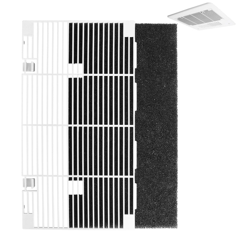 Dianrui RV A/C Vent Cover for Dometic AC Cover Replacement for Dometic 3104928.019, Duo-Therm RV Air Conditioner Grille Replacement with RV A/C Filter (14.1" x 7.7") RV Air Conditioner Parts 1 PC Grille+1 PC Filter