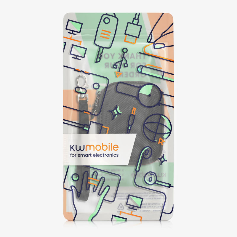 kwmobile Hard Case Compatible with Crucial X10 Pro SSD/Crucial X9 Pro SSD - Case for Carrying Portable SSD Drive - Black