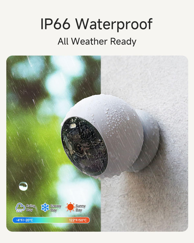 Noorio Security Cameras Wireless Outdoor/Indoor Magnetic, Cameras for Home Security Battery Powered, 1080P AI Motion Detection 2.4G WiFi Security Camera Outdoor, 8GB Free Local Storage MagCam, B200-SE 1080P Battery Camera