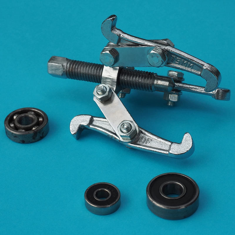 HARFINGTON 2-Jaw Gear Puller 4" High Carbon Steel Separate Lifting Device for Bearings 4 Inch