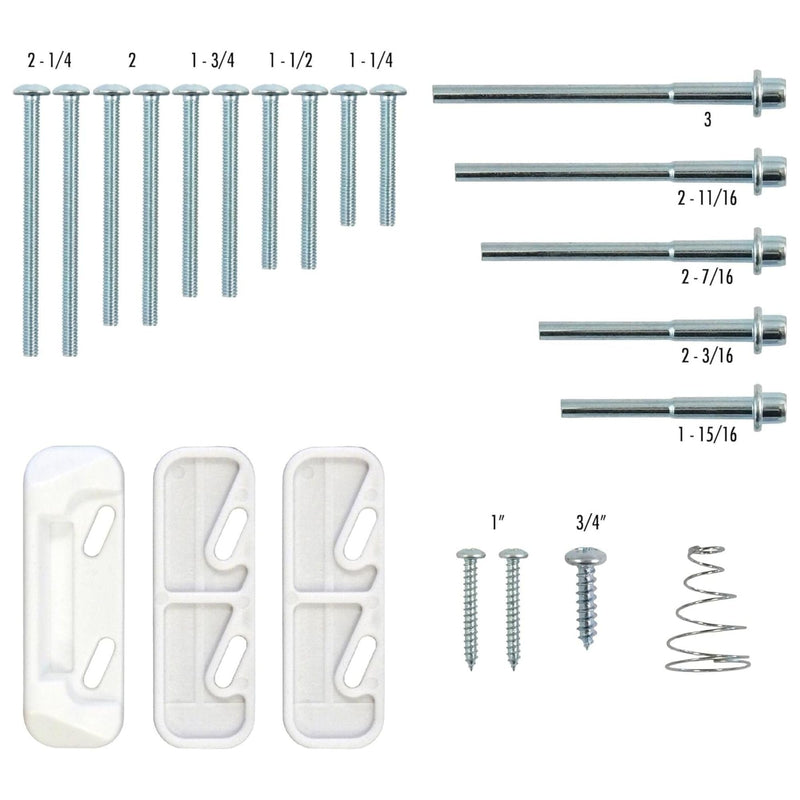 Ideal Security DX Pull Handle Replacement Set for Storm Door and Screen Door, Satin Silver