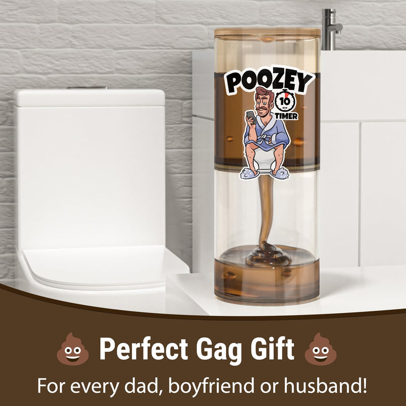 | Funny Poop Timer for The Toilet | A Gift for Dads and Husbands Who Spend Too Long in The Loo