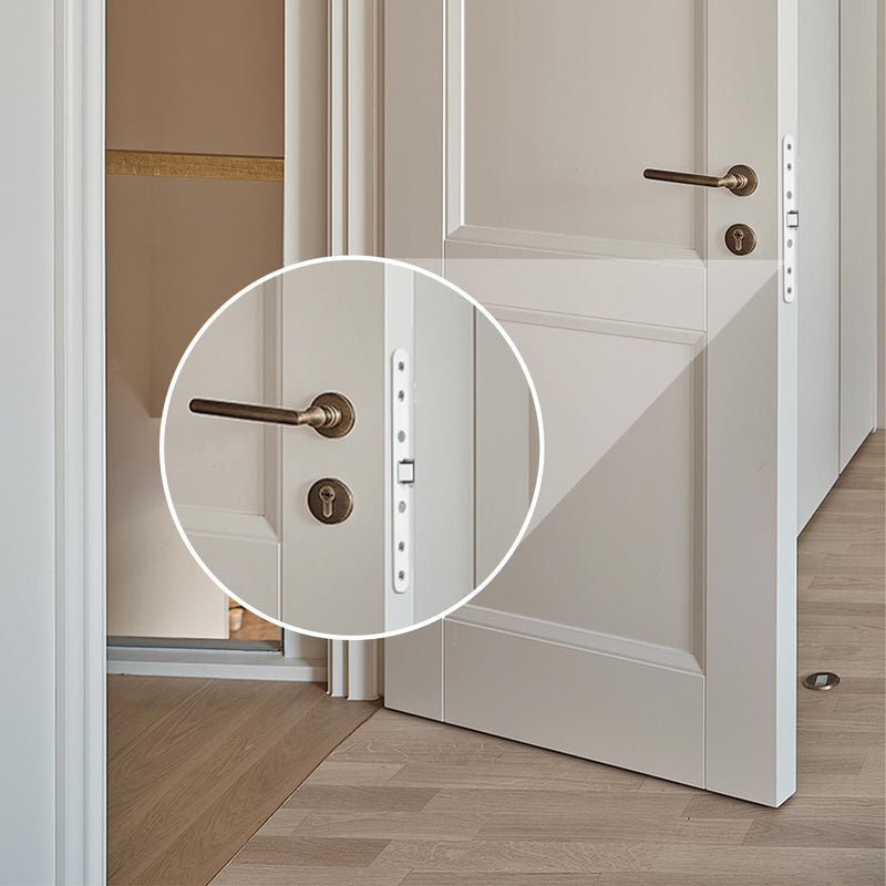 2 Point Bolt Mortise Lock Used for Pella Storm Door Handle Set (Only Lock Body), Storm Door Lock Replacement Part Fits Pella, Screw Hole Center Spacing: 7-1/4 ", 2 Bolts Spacing:2-1/2 ".(White) White