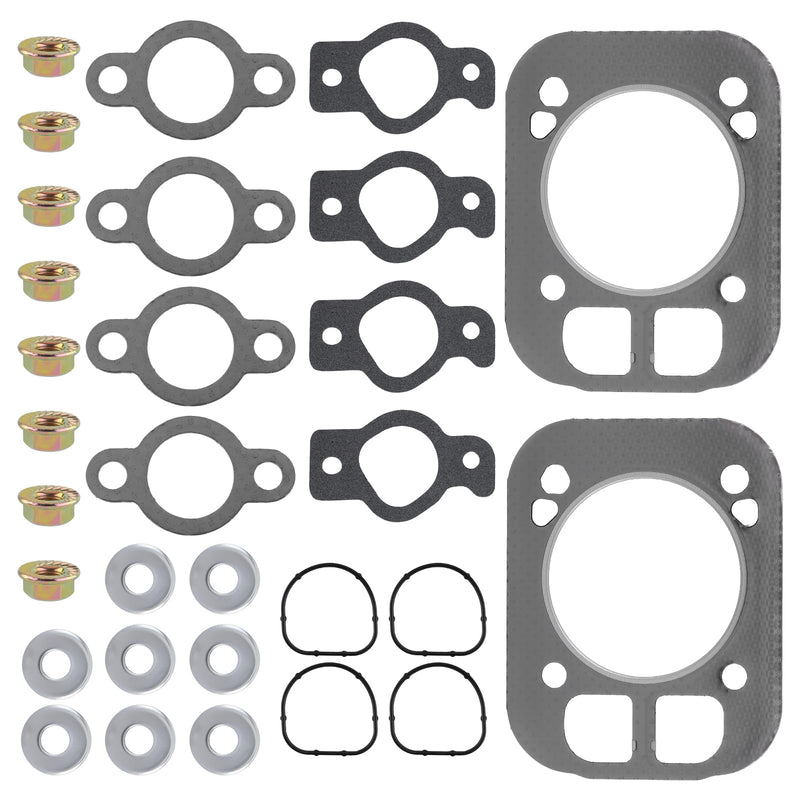 2 Set of Engine Cylinder Head Gasket Kit 32 841 02-S Compatible with Kohler 32-841-02-S Engine EKT740 EKT750 KT600 KT610 KT620 KT715 KT725 SV735 SV740 SV810 SV820 SV830 SV840 Lawn Mowers