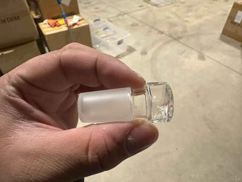 stonylab Glass Hex Head Hollow Stopper, Hexagonal Glass Stopper for 14/20 Outer Joint with Closed Bottom, Ideal for Sealing Lab Glassware, for Laboratory Use Only (5 Packs) 14/20 Joint