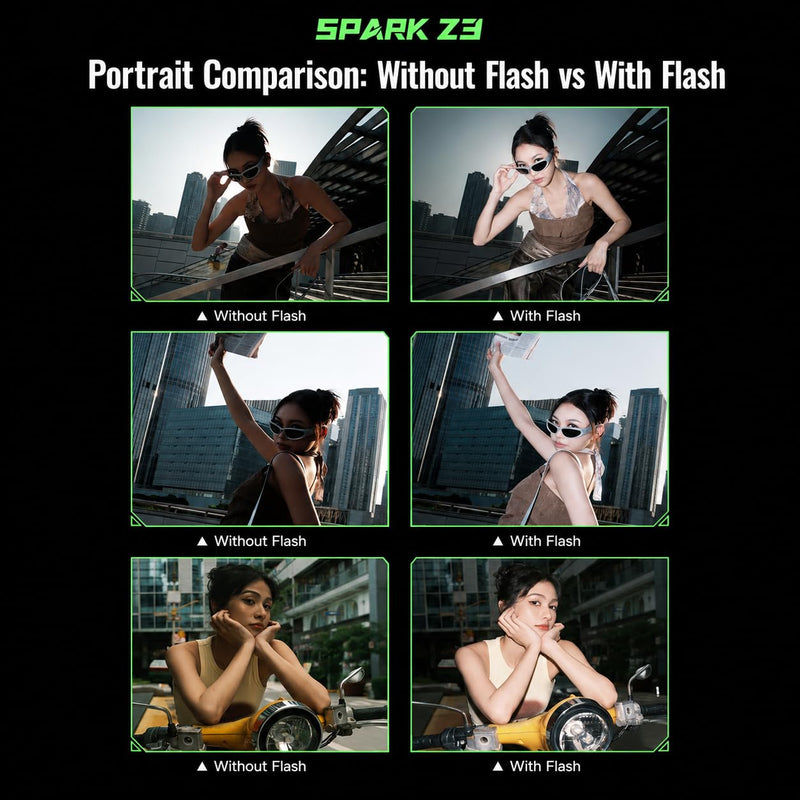 VILTROX Spark Z3 TTL Camera Flash for Fujifilm | Portable External Flash, Design for Portrait, Travel and Studio Photography US-Z3-F