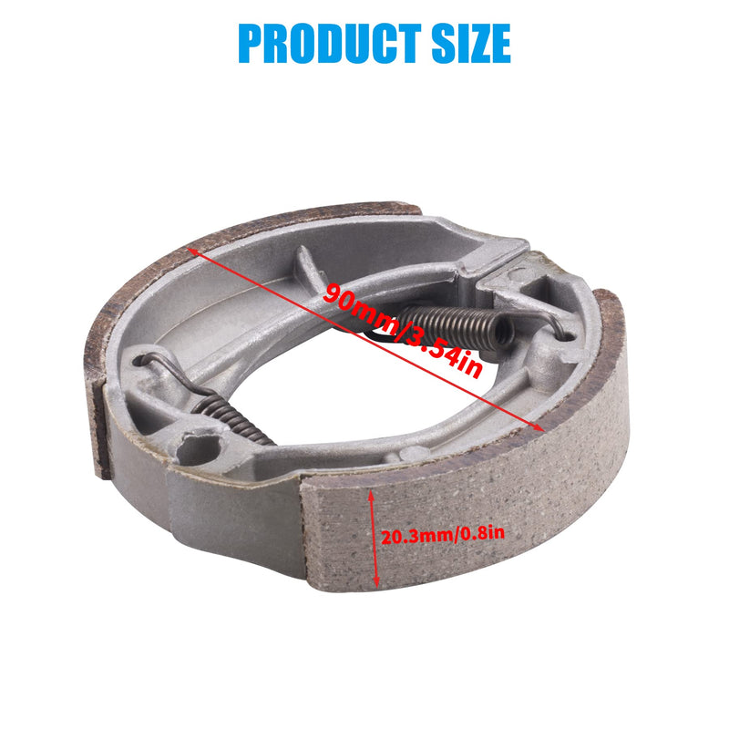 JINGKE Front and Rear Brake Shoes Kit for Honda CR60 XR70 CRF70F CR80 XR80 CRF80F XR100R CRF100F