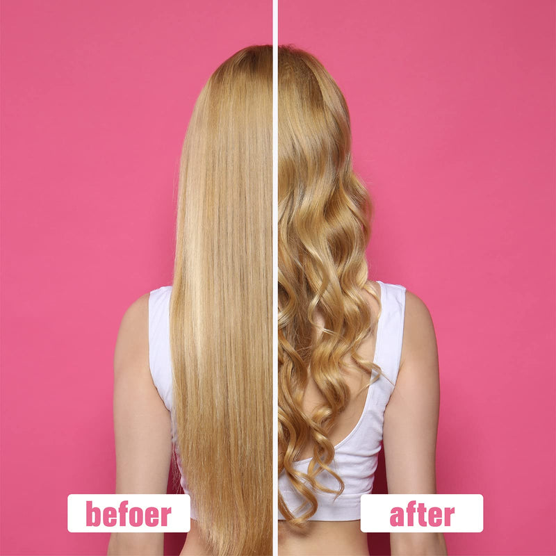  [AUSTRALIA] - Hair Rollers Set 40 PCS, PandyCare Hair Rollers For Long & Short - No Heat, Hair-friendly, Natural Effect, Includes 18 Rollers (1.73+1.41+0.98 inch), 20 Hair Clips,1 Rat Tail Comb ,1 Storage Bag