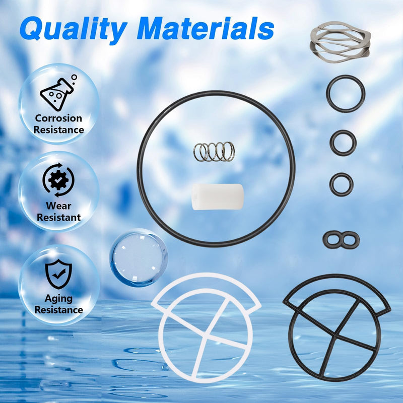 Water Softener Seal Kit Water Softener Rotor Disk Repair Kit Compatible with Whirlpool GE Sears Kenmore Morton North Star with 3/4" Valve Replace# 7129716 WS35X10005