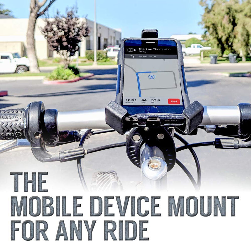 Mob Armor Mob Mount Claw with 360° Rotation - Universal Phone Mounting Clamp for Motorcycle, Jeep, Dirt Bike, Car, ATV, Boat, Truck, Emergency Vehicle - Large, Black