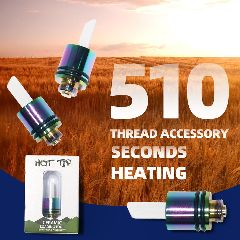 Ceramic heating head, multi-function heating tool 3 seconds fast heating, used for slicing candles, dipping oil, etc. (Mixed color) (1PCS)