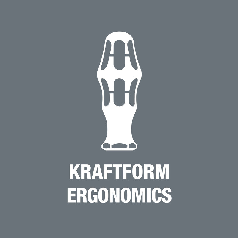 WERA 05051042001 Kraftform Kompakt 60, Imperial, 17 Pieces
