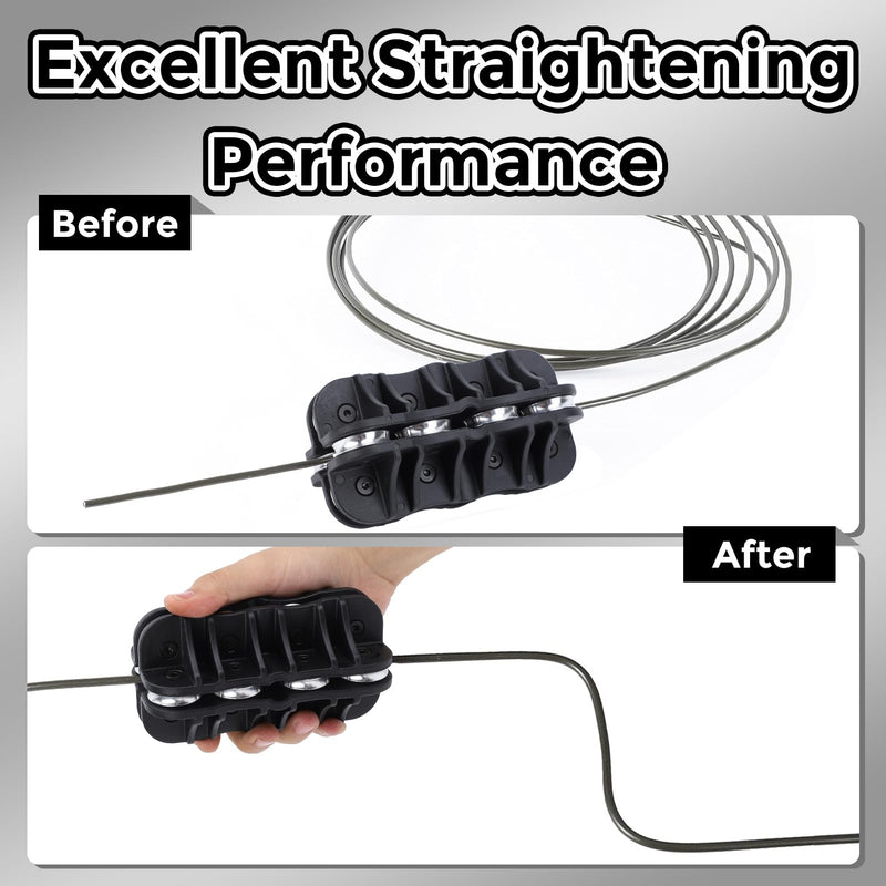 Handheld Tubing Straightener, Tube Straightening Tool,Labor-Saving Brake Line Straightener,Brake Pipe Straightener Compatible with Copper, Aluminum, Steel, Stainless Steel Tubing (3/16 Inch) 3/16 Inch